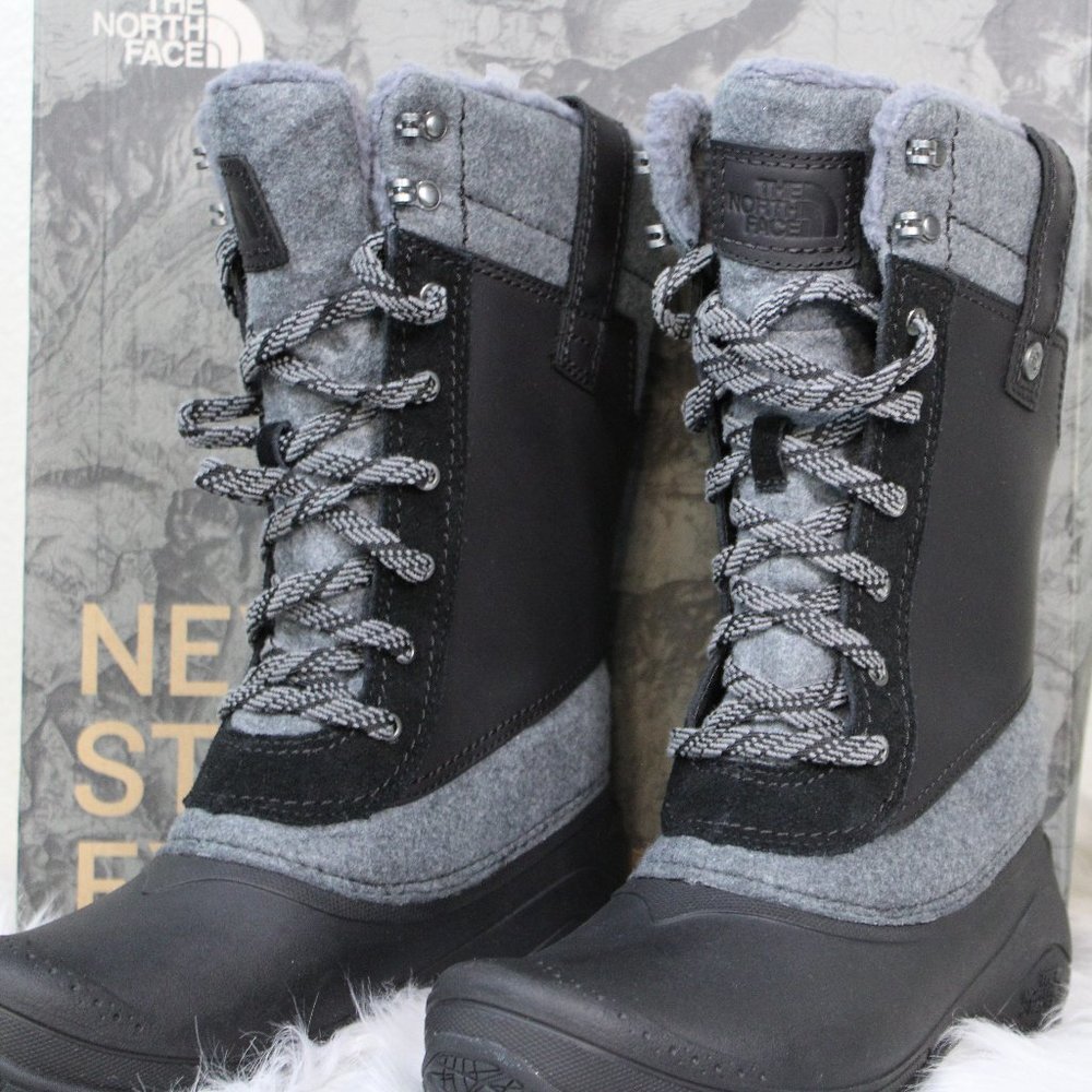 The North Face Shellista III Mid - Womens Black Boot Medium